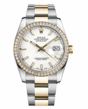 Réplique Rolex Datejust en acier et or jaune or blanc cadran 116243 WIO Montre