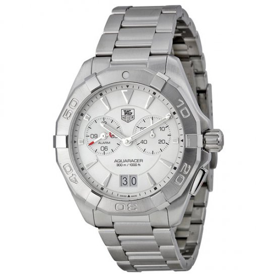 TAG Heuer Aquaracer blanc Dial Acier inoxydable WAY111Y.BA0910 - Cliquez sur l'image pour la fermer