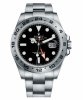 Cadran Rolex Explorer II en acier inoxydable noir