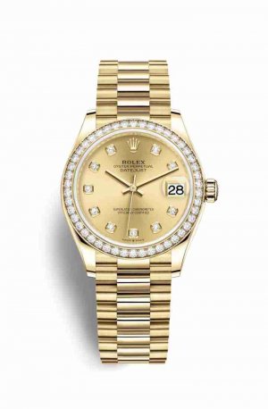 Copie de Rolex Datejust 31 jaune 278288RBR