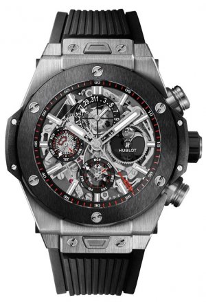 Réplique Hublot Big Bang Chrono montre a calendrier perpetuel 40