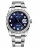 Réplique Rolex Datejust en acier inoxydable de 36mm Bleu jubile cadran 116244 BLJDO Montre