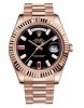 Réplique Rolex Day Date II President Pink or noir cadran 218235 BKDRP Montre