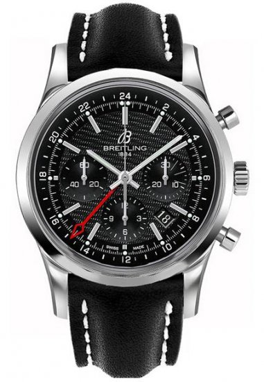 Breitling Transocean Chronographe GMT Montre - Cliquez sur l'image pour la fermer