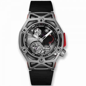 Copie de Hublot Techframe Ferrari Tourbillon 45mm 408.NI.0123.RX