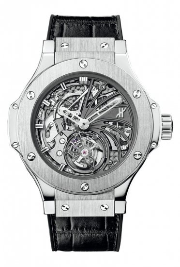 Hublot Big Bang Minute Repeater Tourbillon Platinum 304.TX.1170. - Cliquez sur l'image pour la fermer