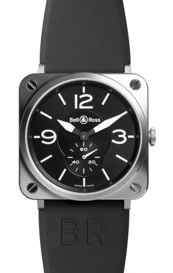 Réplique Acier Bell & Ross Quartz milieu de 39mm Ceramique BR S STEEL Montre - Cliquez sur l'image pour la fermer