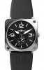 Réplique Acier Bell & Ross Quartz milieu de 39mm Ceramique BR S STEEL Montre