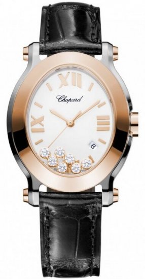 Réplique Chopard Happy Sport Ovale Quartz Femme 278546-6001 Montre - Cliquez sur l'image pour la fermer