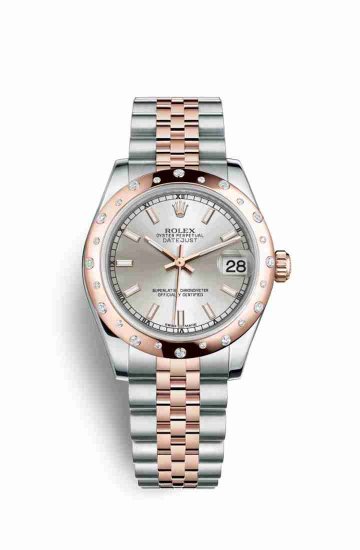 Copie de Rolex Datejust 31 Everose Roles Everose 178341 Cadran argent - Cliquez sur l'image pour la fermer