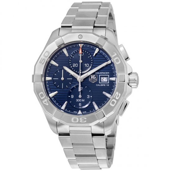 TAG Heuer Aquaracer Replique Chronographe Bleu Dial Acier inoxydable CAY2112.BA0927 - Cliquez sur l'image pour la fermer