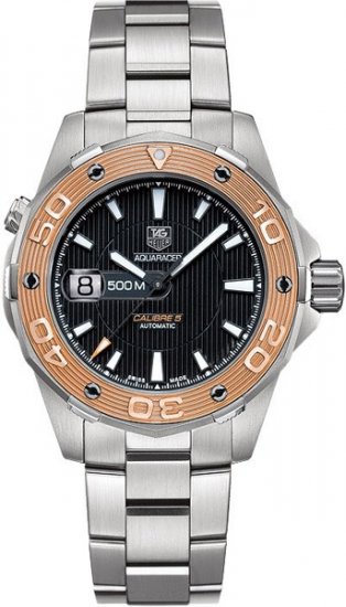 Tag Heuer Aquaracer 500M Calibre 5 automatique Montre 43mm - Cliquez sur l'image pour la fermer