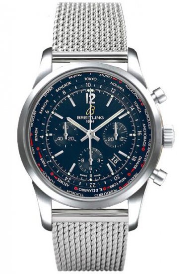 Breitling Transocean Unitime Montre d'Aviateur - Cliquez sur l'image pour la fermer