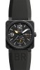 Réplique Bell & Ross 42mm GMT homme BR 03-51 GMT CARBON Montre