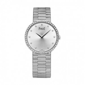 Réplique Piaget Traditional cadran Argent en or blanc 18K Femme G0A37045 Montre