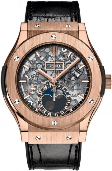 Hublot Classic Fusion Aerofusion Moonphase King Gold 517.OX.0180 - Cliquez sur l'image pour la fermer