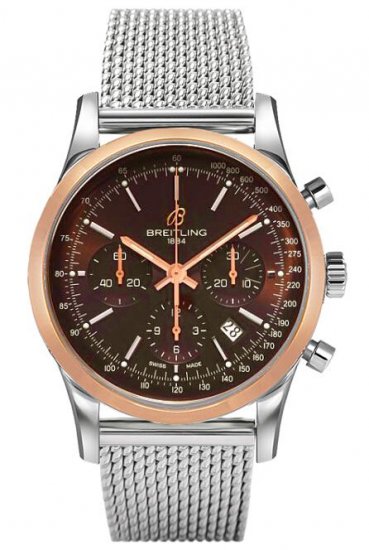 Breitling Transocean Chronographe Montre - Cliquez sur l'image pour la fermer