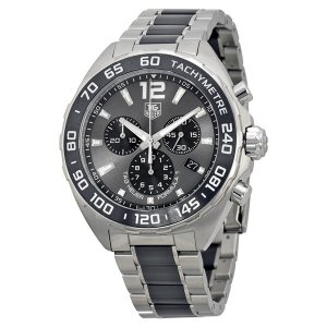 TAG Heuer Formula 1 gris Dial Acier inoxydable et Noir Ceramic CAZ1111.BA0878