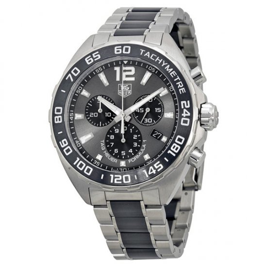 TAG Heuer Formula 1 gris Dial Acier inoxydable et Noir Ceramic CAZ1111.BA0878 - Cliquez sur l'image pour la fermer