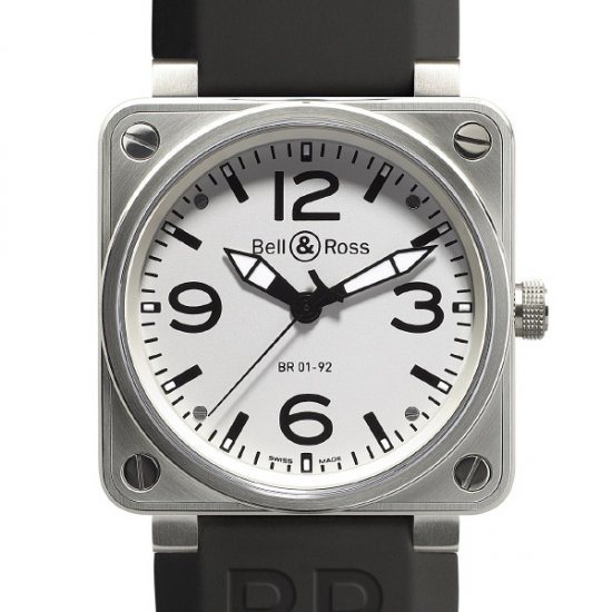 Bell & Ross BR 01-97 Acier Blanc BR 01-97 Power Reserve montre - Cliquez sur l'image pour la fermer