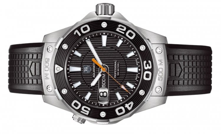 Tag Heuer Aquaracer 500M Calibre 5 automatique Montre - Cliquez sur l'image pour la fermer