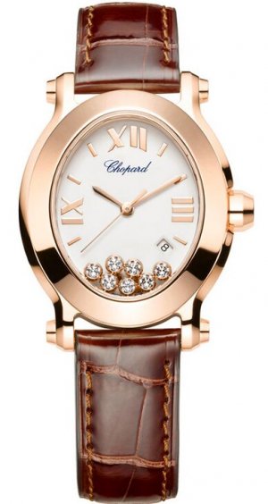 Réplique Chopard Happy Sport Ovale Quartz Femme 275350-5001 Montre