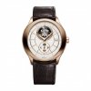 Réplique Piaget Gouverneur cadran guilloche argente or rose 18k Homme G0A Montre