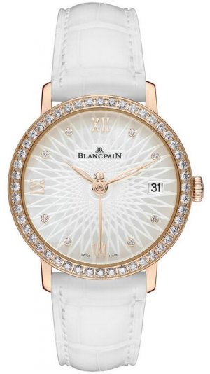 Réplique Blancpain dames Ultra Slim Automatique 34mm 6604-2944-55 Montre