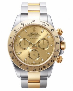 Rolex Daytona en acier et cadran en or Champagne