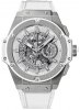 Réplique Hublot King Power 48mm Unico titane Blanc hommes 701.NE.0127.GR Montre