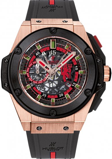 Réplique Hublot King Power Red Devil Manchester United Rose or 716.OM.112 Montre - Cliquez sur l'image pour la fermer