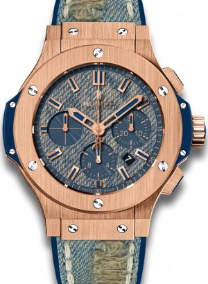 Réplique Hublot Big Bang Jeans hommes d'or Montre 301.PL.2780.NR