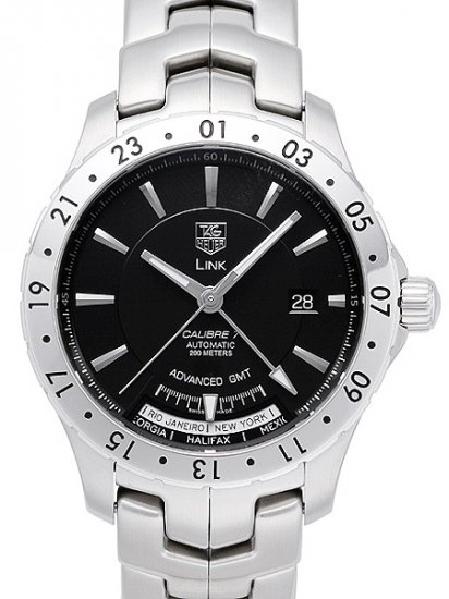 Réplique TAG Heuer Link Calibre 7 GMT Automatique WJ2010.BA0591 Montre - Cliquez sur l'image pour la fermer