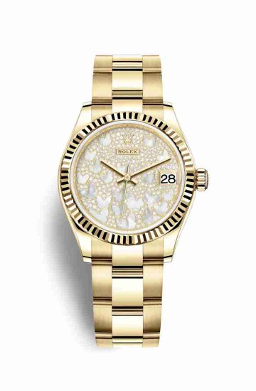 Copie de Rolex Datejust 31 jaune 18 ct 278278 Nacre pavee pavee Cadran - Cliquez sur l'image pour la fermer