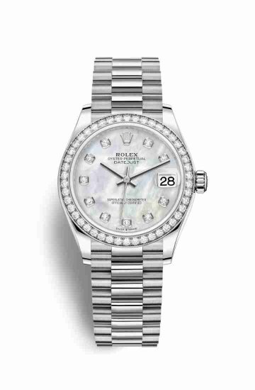 Copie de Rolex Datejust 31 blanc 278289RBR Blanc nacre sertie de Cadran - Cliquez sur l'image pour la fermer