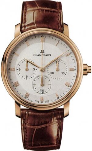 Réplique Blancpain Villeret Single Pusher chronographe hommes 6185-3642-55B Montre