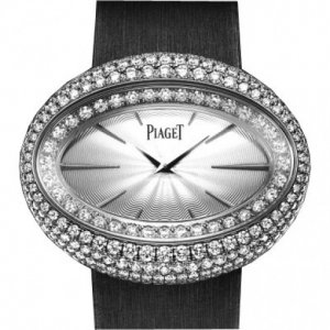 Réplique Piaget Limelight Magic Hour cadran Argent en or blanc 18K Diaman Montre