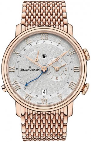 Réplique Blancpain Villeret Reveil GMT hommes 6640-3642-MMB Montre