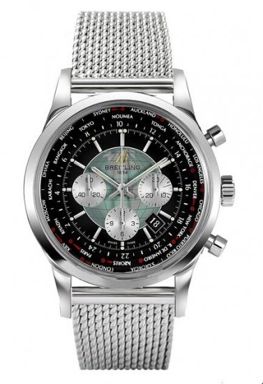 Breitling Transocean Chronographe Montre Unitime - Cliquez sur l'image pour la fermer