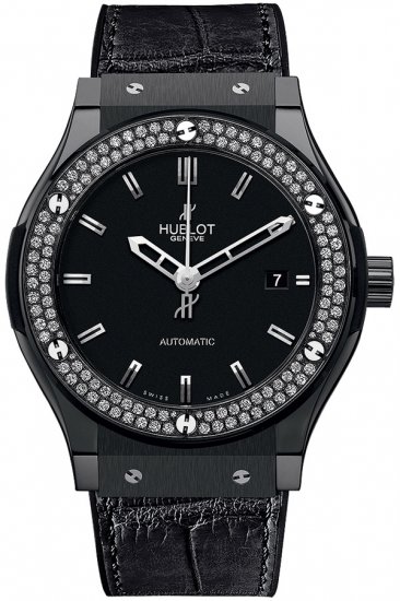 Hublot Classic Fusion automatique noir magie ceramique 42mm 542. - Cliquez sur l'image pour la fermer