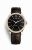 Copie de Rolex Cellini Time 18 ct Everose 50705RBR noirs