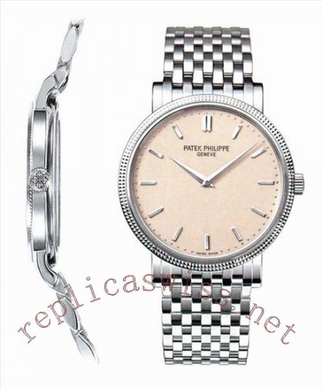 Réplique Patek Philippe Calatrava en or blanc Homme 5120-1G Montre - Cliquez sur l'image pour la fermer