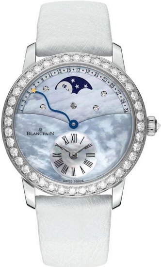 Réplique Blancpain dames Retrograde Calendar Moonphase 3653-1954L-58B Montre - Cliquez sur l'image pour la fermer