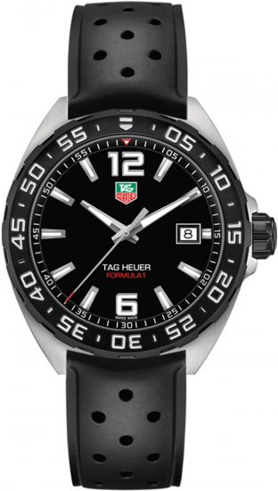 TAG Heuer Formula 1 Noir Dial Noir Rubber WAZ1110.FT8023 - Cliquez sur l'image pour la fermer