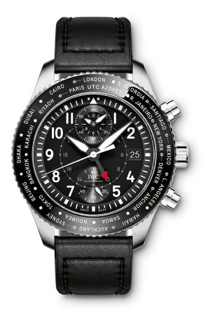 Réplique IWC d'Aviateur Timezoner Chronographe IW395001 Montre