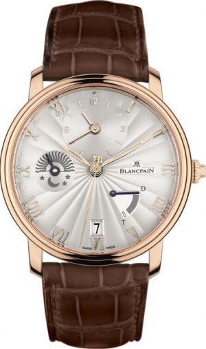 Réplique Blancpain Villeret Half Timezone hommes 6665-3642-55B Montre