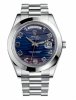 Réplique Rolex Day Date II President Platinum bleu wave cadran 218206 BLW Montre