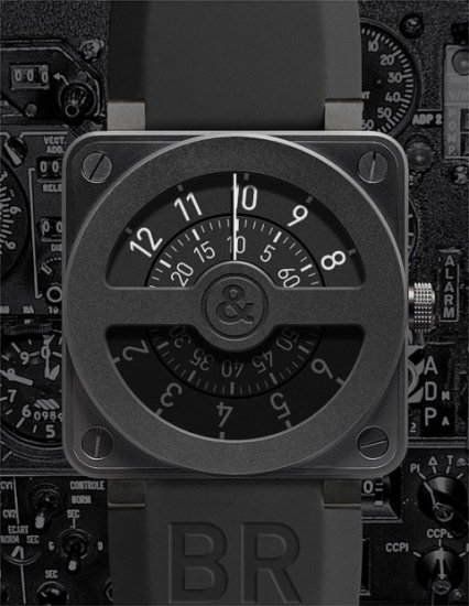 Réplique Compass Bell & Ross 46mm hommes automatiques BR 01 COMPASS Montre - Cliquez sur l'image pour la fermer