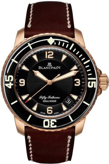 Réplique Blancpain Fifty Fathoms Fifty Fathoms Automatique 45.00 mm 5015A-3630-63B Montre - Cliquez sur l'image pour la fermer