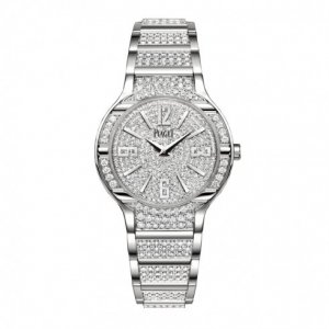 Réplique Piaget Polo diamant Pave Dial Femme Quartz GOA36234 Montre